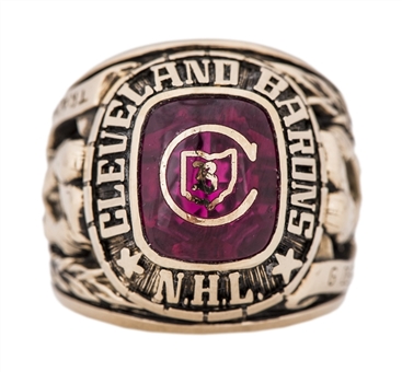 1977-78 Cleveland Barons NHL Team Ring - Dean